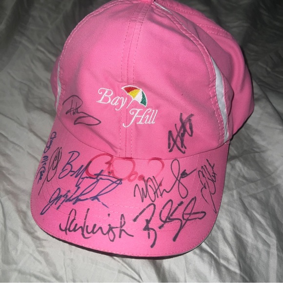 Other - 2017 Bay Hill Arnold Palmer invitational signed hat ladies fit pink